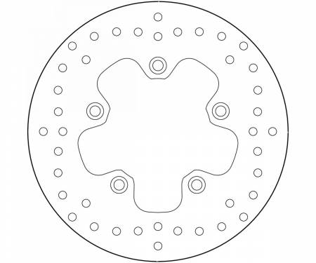 68B407P3 Brake Disc Fixed Brembo Serie Oro Front Sym Symphony St 125 2015 > 2020
