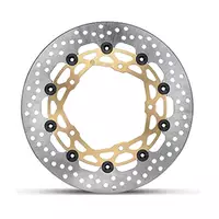 Set Dischi Freno Anteriori E Posteriori Per Yamaha YZF R1 2004-2006 - FSFYUK Nero, Flottanti - copertina
