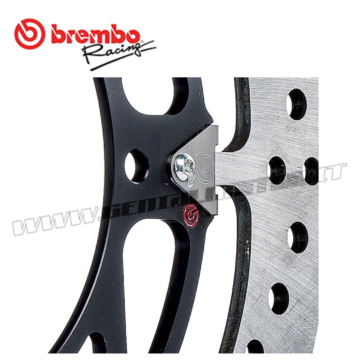 Paire Disques Frein Brembo Racing T-Drive Pour Ducati Monster 1100 Ø320 2009 > 2013