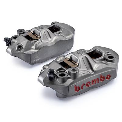 220A39710 Kit Pair Radial Brake Calipers Brembo Racing M4 Sx Dx Monobloc 108 Mm With Pad