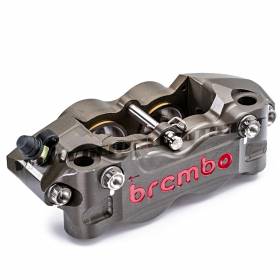 Pinza Freno Anteriore Radiale Brembo Racing Dx CNC P4-32/36 Titanio senza Past