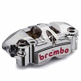 Pinza de Freno Delantero Radial Brembo Racing Derecha monobloque CNC P4-34/38 108 mm sin Pastillas 