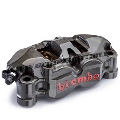 XA8Y310 Vorne Radialbremsezange Brembo Racing Link Monoblock CNC P4-34/38 Ohne Bremsbelag 