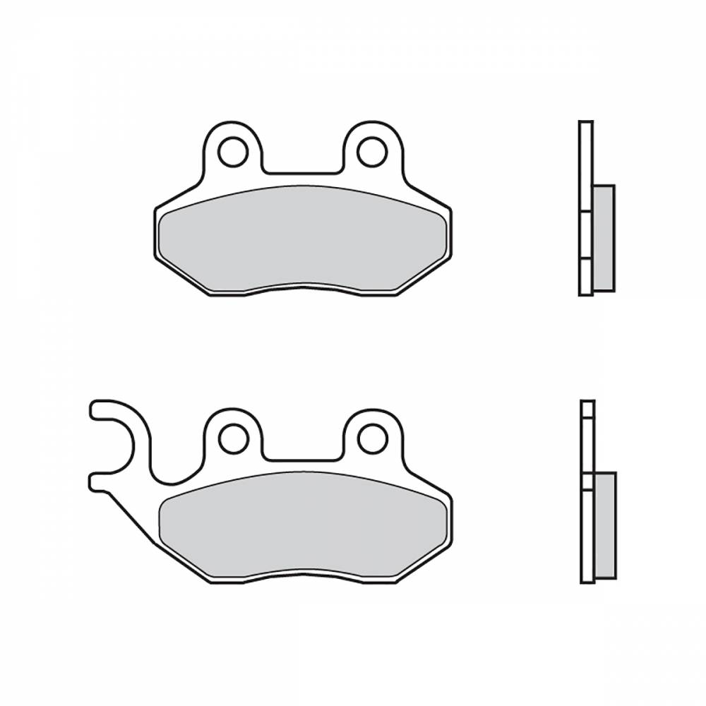 07005CC Front Brembo CC Brake Pads for Sym CROX 50 2014 > 2015