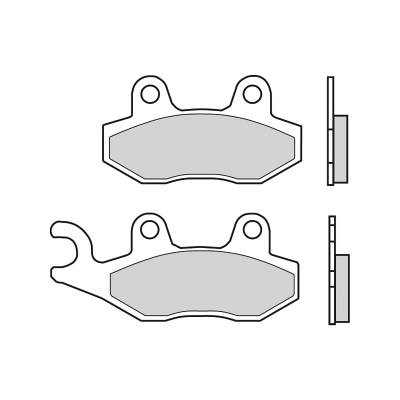 07076XS Rear Brembo XS Brake Pads for Benelli MACIS 150 2010 > 2015