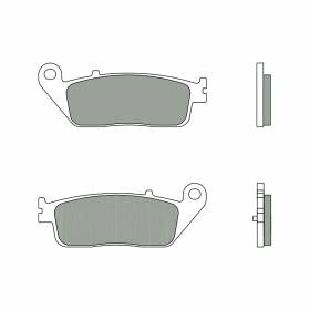 Rear Brembo 07098CC Brake Pads for Kymco XCITING I EVO ABS 500 2013