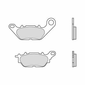 Front Brembo 07114CC Brake Pads for Yamaha D'ELIGHT 125 2014 > 2020