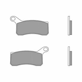 Front Brembo SX Brake Pads for Hm CRE SIX COMPETITION 50 2009 > 2011