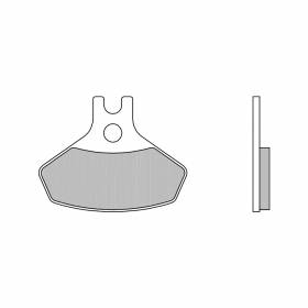 Front Brembo SX Brake Pads for Bombardier-can Am DS 450 2008 > 2012