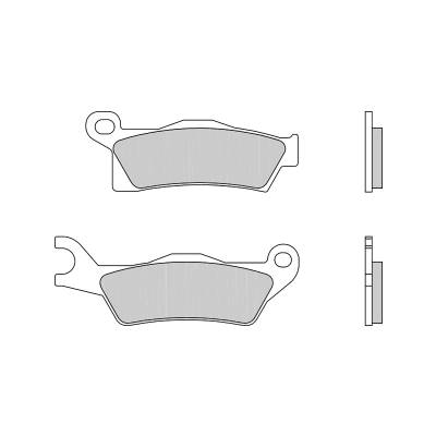 07GR26SX Front Brembo SX Brake Pads for Bombardier-can Am RENEGADE LEFT 800 2012 > 2013