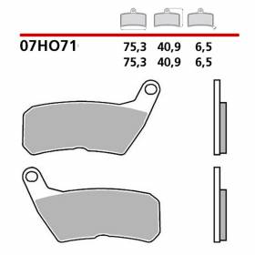 Front Brembo 07HO71CC Brake Pads for Hm CRE SIX COMPETITION 125 2010 > 2011