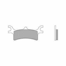 Rear Brembo SX Brake Pads for Polaris XPEDITION 325 2002