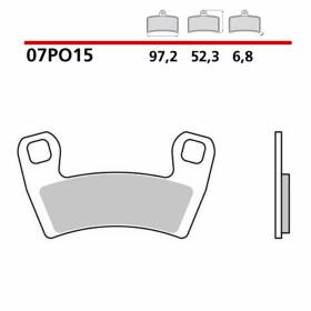 Front Brembo 07PO15SD Brake Pads for Polaris RZR 1000 2016 > 2020