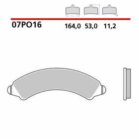 Pastiglie Brembo Freno Anteriori 07PO16SD per Polaris RZR XP4 TURBO S 925 2019 > 2020