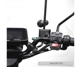 Attachment kit for windshield screens Biondi 8500982 Club for ASKOLL XKP 2022 > 2023