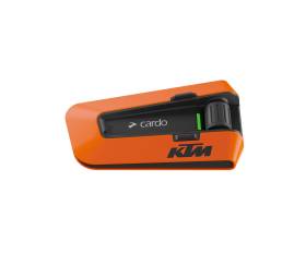 Cardo Packtalk Edge Intercom Bluetooth pour Casque de Moto KTM avec Support Magnétique