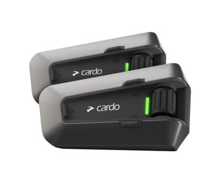 Cardo Packtalk Edge Duo PT200101 Bluetooth Intercom Headset with Air Mount for Motorcycle