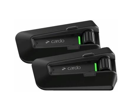 Cardo Packtalk NEO Duo PTN00101 Bluetooth Intercom Headset mit Snap-in Halterung für Motorräder