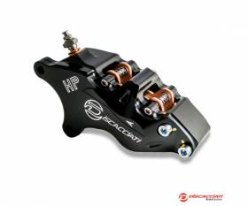 Right 4 Pistons Caliper DISCACCIATI for CRUISER 2008 > HORSE POWER Pads Included Anodized BLACK 
