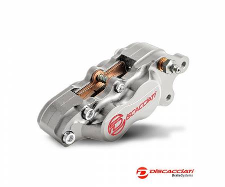 FDR0004S Right Axial 4 Pistons Caliper DISCACCIATI Pads Included Wheelbase 40 mm Anodized SILVER 