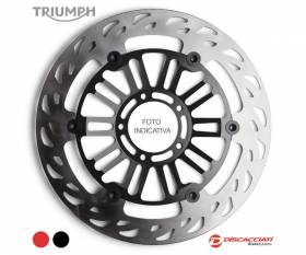 Front Floating Disc Light DISCACCIATI for Triumph THRUXTON 1200 RS FDR616 2021 > 2022 Black