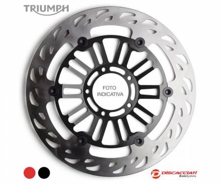 FDR616N Front Floating Disc Light DISCACCIATI for Triumph STREET TRIPLE 675 RX FDR616 2015 > 2016 Black