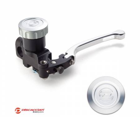 FDR0010NKTSSINCH Radial Clutch Master Cylinder DISCACCIATI D.16 with Round Tank SILVER Lever  Silver Tank  