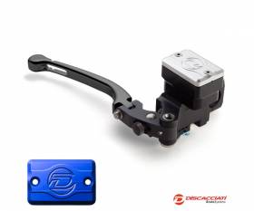 Radial Master Cylinder DISCACCIATI D.16 with Oil Tank BLACK Lever  Blue Tank  