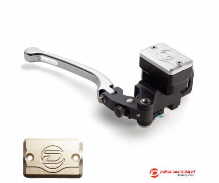 FDR0009NKSCINCH Radial Master Cylinder DISCACCIATI D.16 with Oil Tank SILVER Lever  Champagne Tank  
