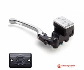 Radial Master Cylinder DISCACCIATI D.16 with Oil Tank SILVER Lever  Black Tank  