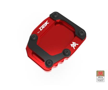 BAC07A Base De Soporte De Caballete Aumentada Rojo Dbk Para Moto Morini X Cape 650 2021 > 2024