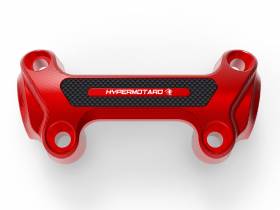 Handlebar Clamp Red Ducabike DBK For Ducati Hypermotard 950 2019 > 2024