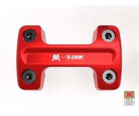 Handlebar Clamp Red Dbk For Moto Morini X Cape 650 2021 > 2024