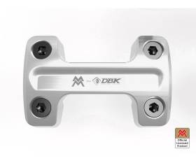 Handlebar Clamp Silver Dbk For Moto Morini X Cape 650 2021 > 2024
