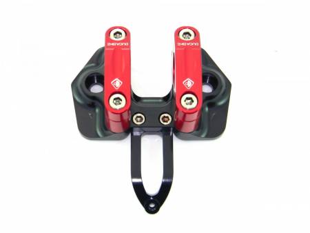 BRM01A Adjustable Riser Red Ducabike DBK For Ducati Streetfighter 1098 2009 > 2014