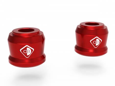 BRM02A Handlebar Riser Spacers Red Ducabike DBK For Ducati Monster 821 2018 > 2020