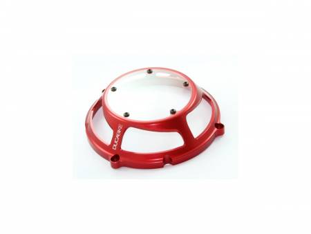 CC01A Clutch Cover Red Ducabike DBK For Ducati Hypermotard 1100 2007 > 2009
