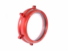 Clear Clutch Cover Red Ducabike DBK For Ducati Panigale 1199 2012 > 2014