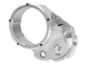 3d-evo Clear Clutch Cover Oil Bath Silver-silver Ducabike DBK For Ducati Scrambler 1100 2018 > 2020