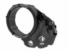 3d-evo Clear Clutch Cover Oil Bath Black-black Ducabike DBK For Ducati Diavel 1260 2019 > 2022