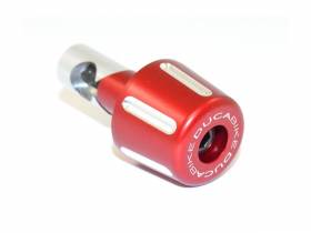 Handlebar Weight Inside Diameter From 16 - 17 Mm Red Ducabike DBK For Ducati 1098 2006 > 2011