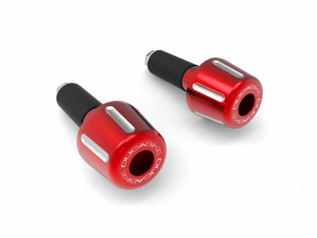 CM07A Handlebar Weight Inside Diameter From 13 - 18 Mm Red Ducabike DBK For Ducati 848 2007 > 2013