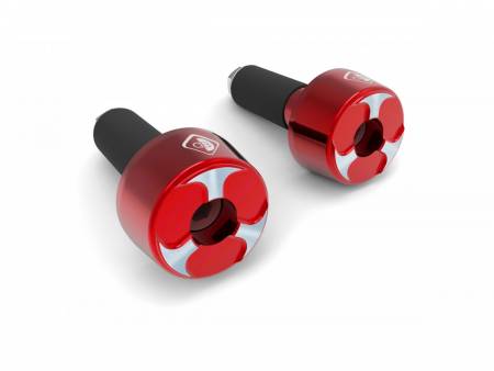 CM08A Handlebar Weight Inside Diameter From 13 - 18 Mm Red Ducabike DBK For Ducati Streetfighter 1098 2009 > 2014