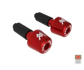 Handlebar Cap Kit Red Dbk For Moto Morini X Cape 650 2021 > 2024