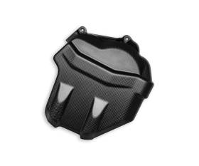 Matte Carbon Engine Cover Dbk For Ducati Panigale V4 Sp2 2022 > 2024
