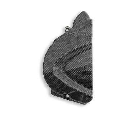 CRB94L Glossy Carbon Sprocket Cover Dbk For Triumph Street Triple 765 Rs 2017 > 2024