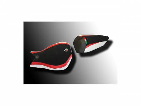 CS119901DAW Seat Cover Black-red-white Ducabike DBK For Ducati Panigale 899 2013 > 2015