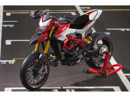 CSHM01DA Housse De Siege  Noir Rouge Ducabike DBK Pour Ducati Hypermotard 939 2016 > 2018