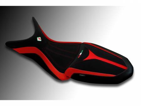 CSMTSC13DA Confort Seat Cover Black Red Ducabike DBK For Ducati Multistrada 1200 2010 > 2017