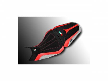 CSMTSC15DAW Confort Seat Cover Black-red-white Ducabike DBK For Ducati Multistrada V2 2022 > 2024